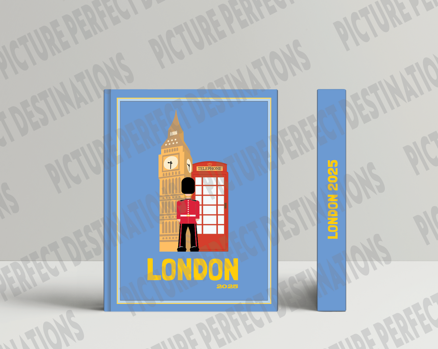 London travel photo book cover/poster