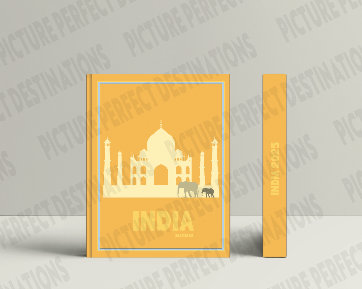 India travel photo book cover/poster