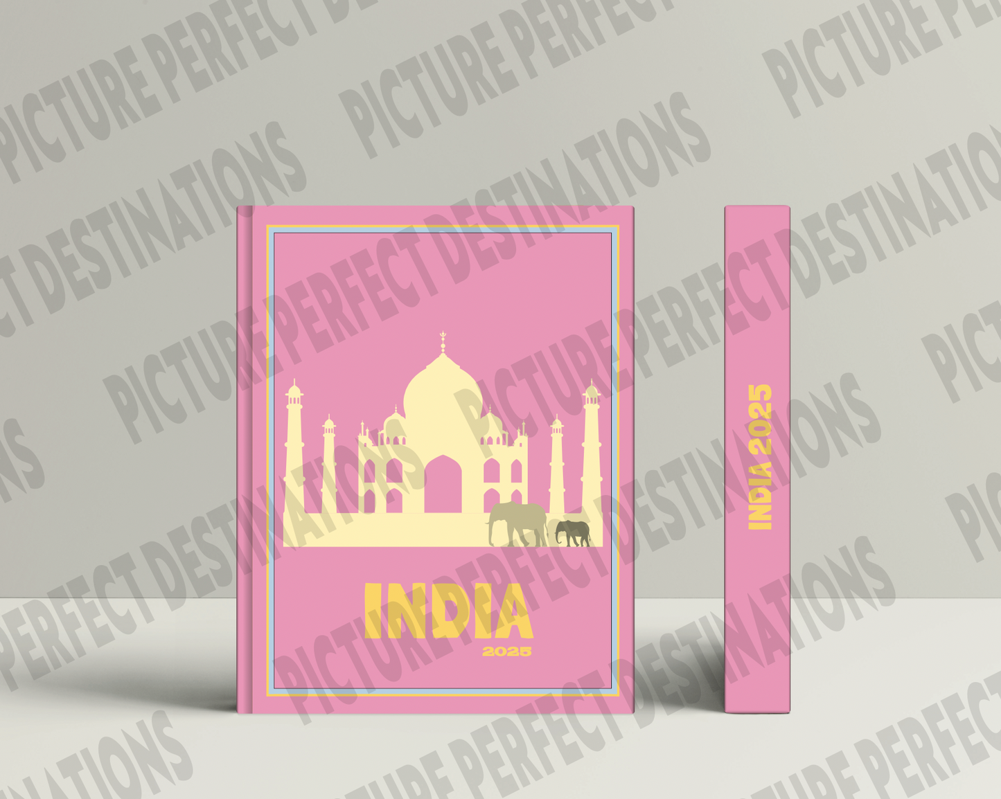 India travel photo book cover/poster