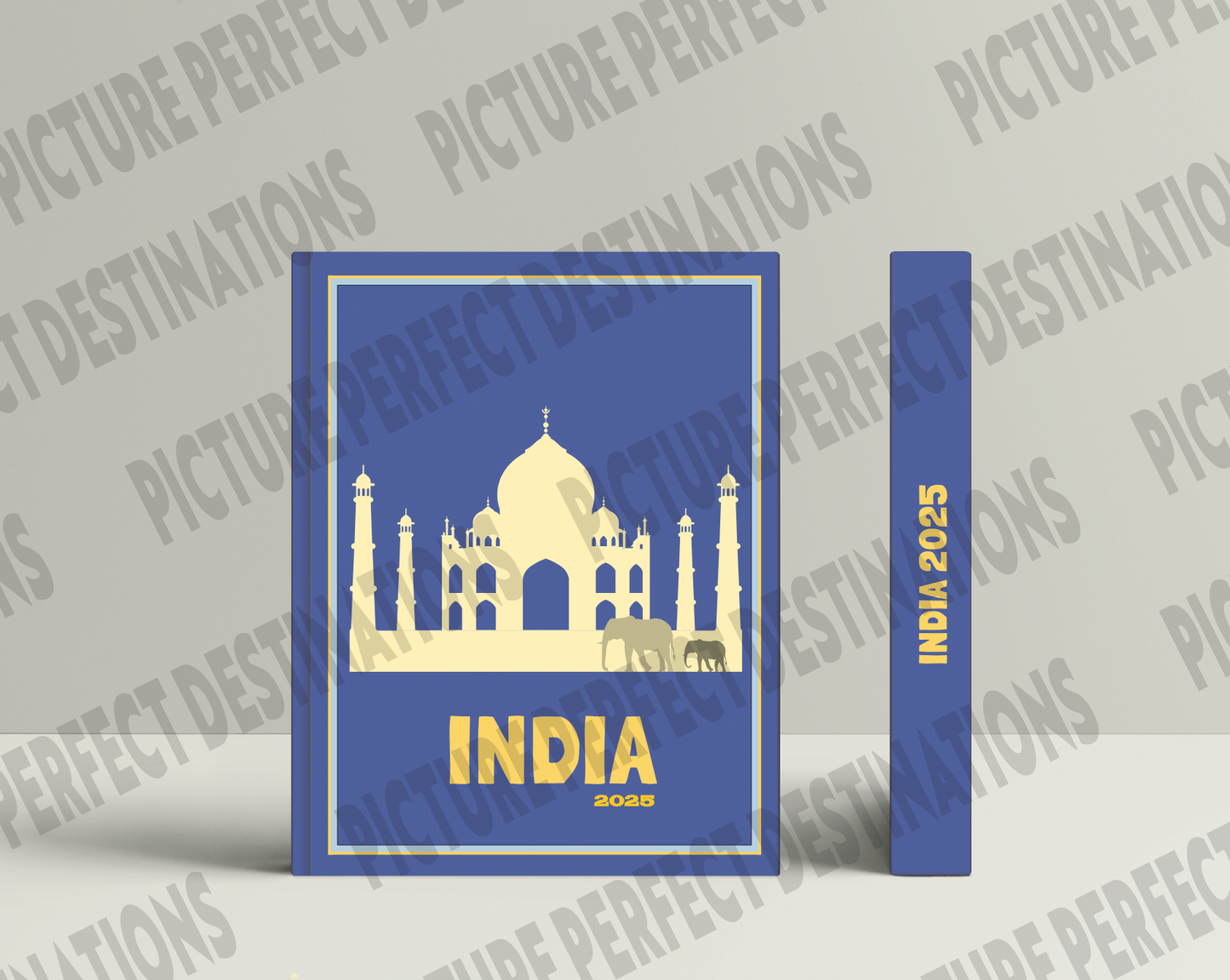 India travel photo book cover/poster