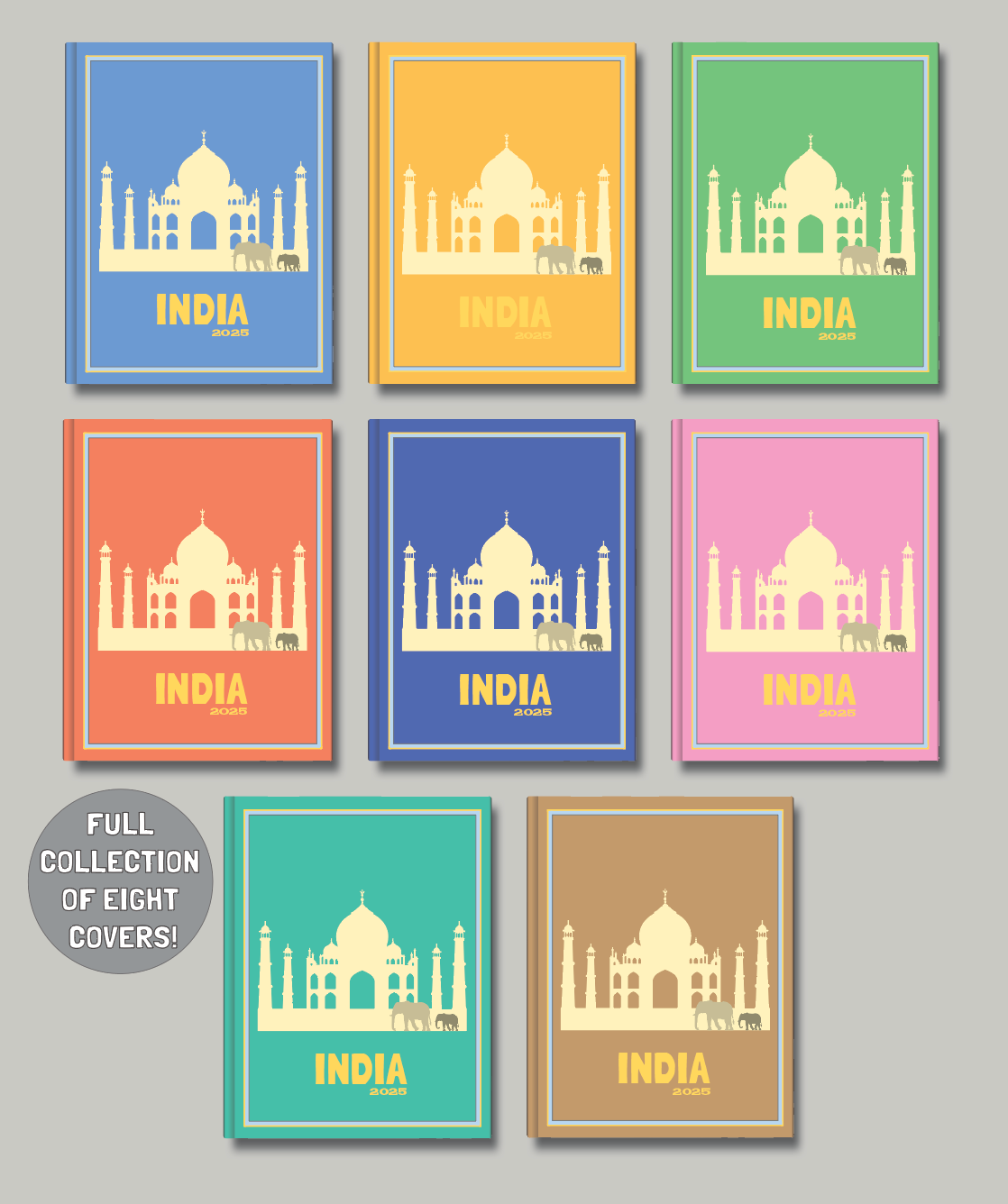 India travel photo book cover/poster