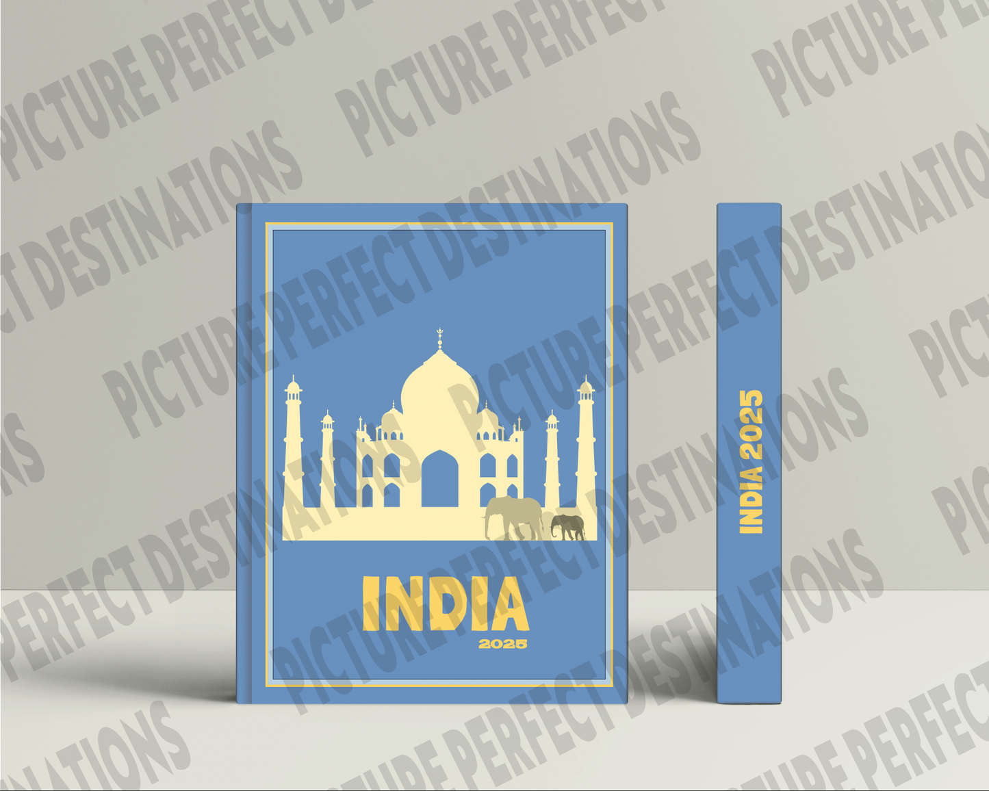 India travel photo book cover/poster