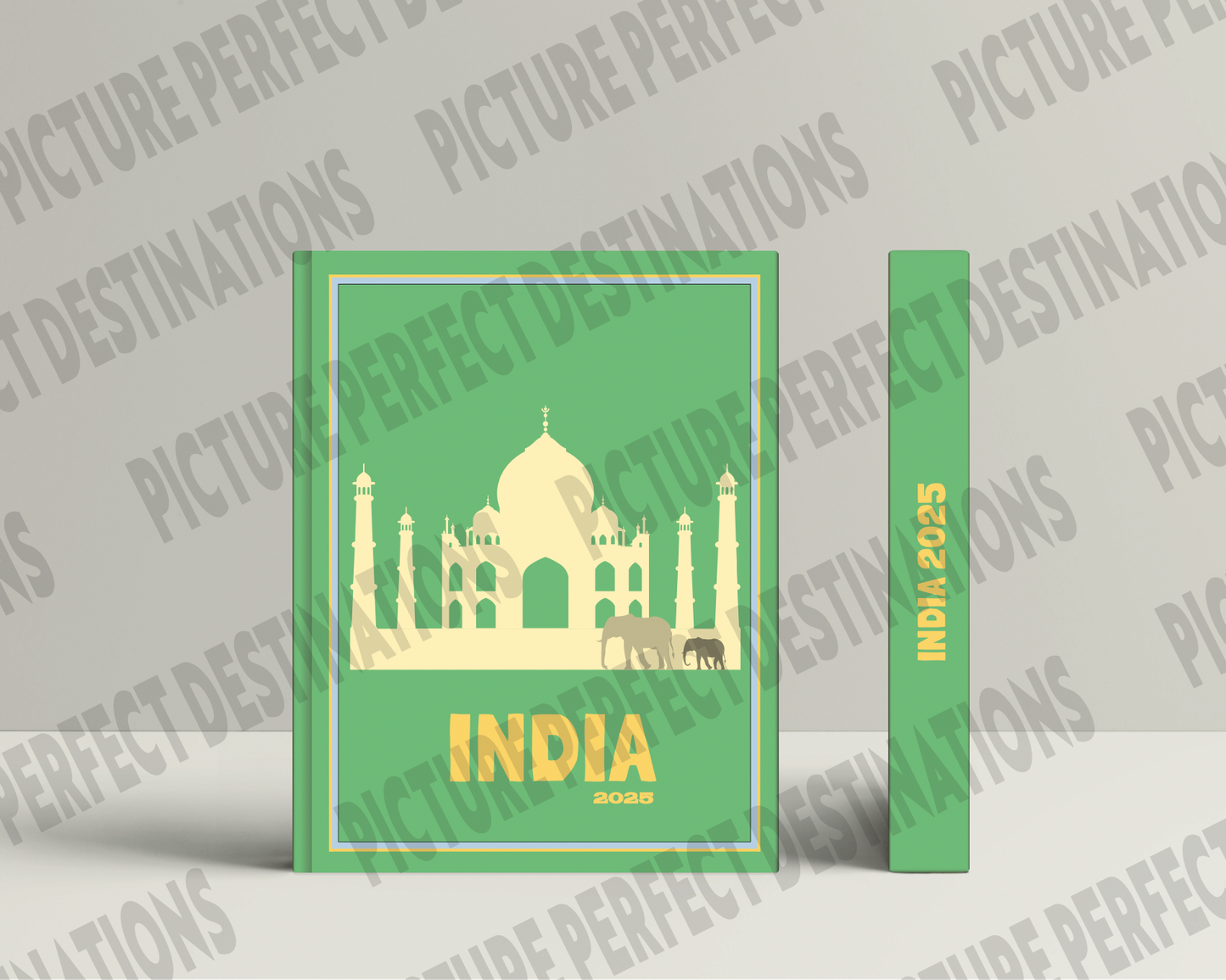 India travel photo book cover/poster