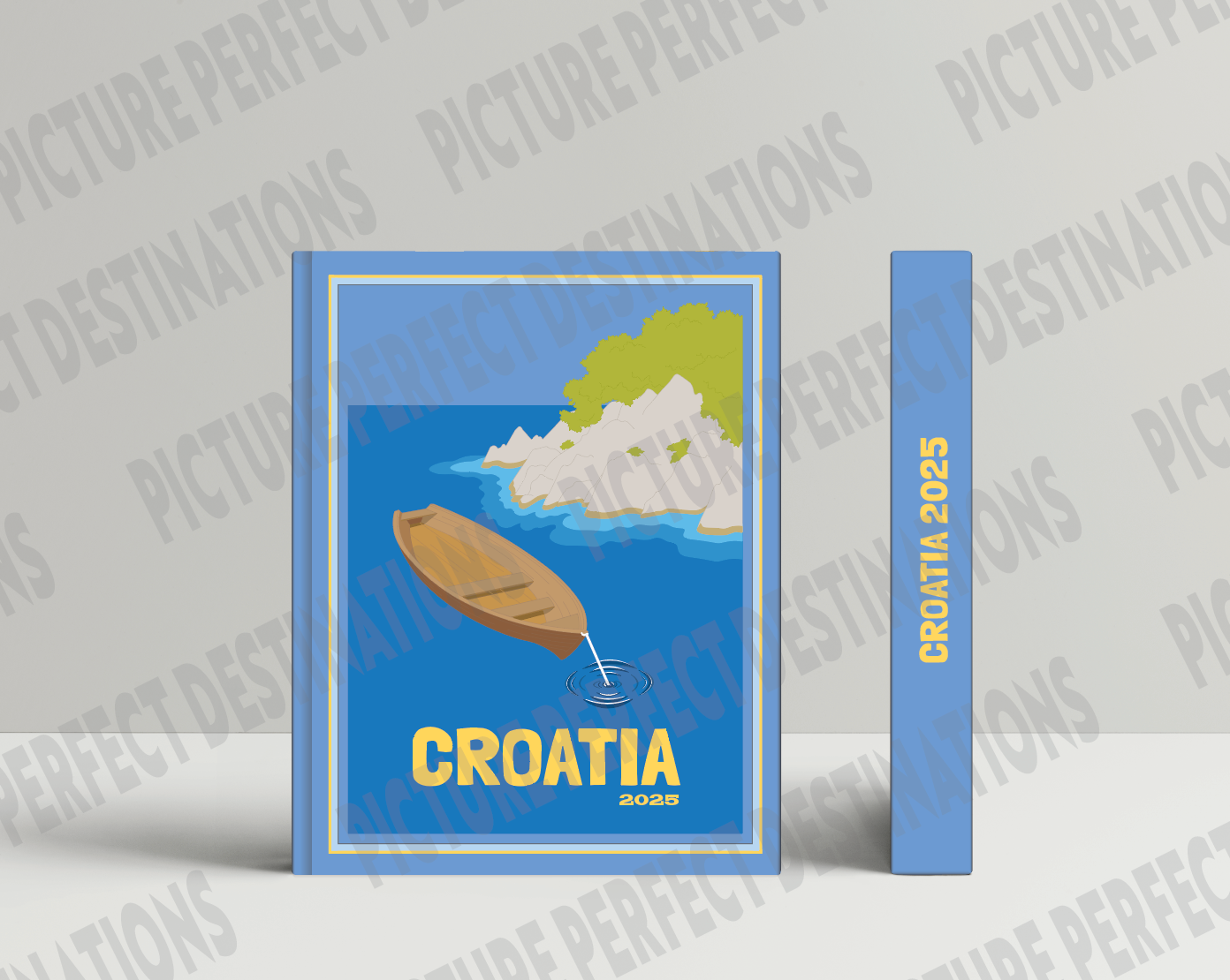 Croatia travel photo book cover/poster