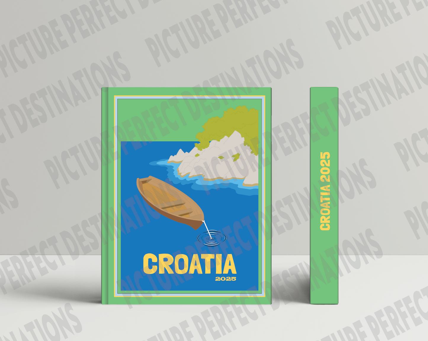 Croatia travel photo book cover/poster