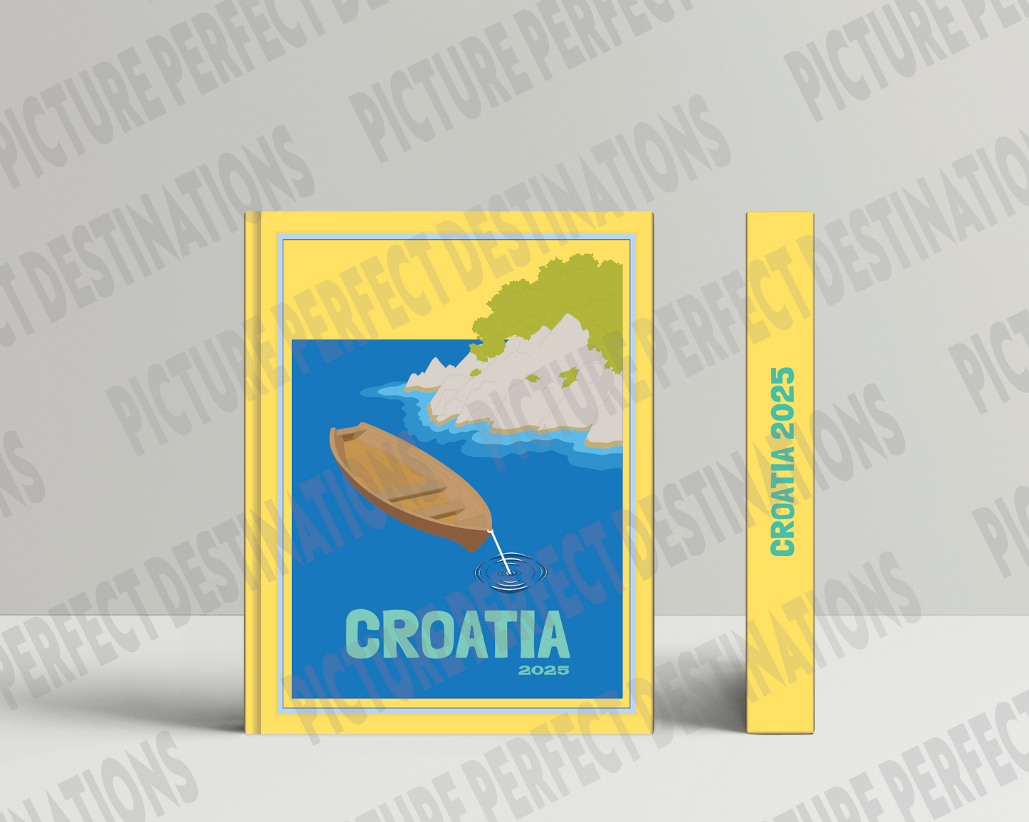 Croatia travel photo book cover/poster