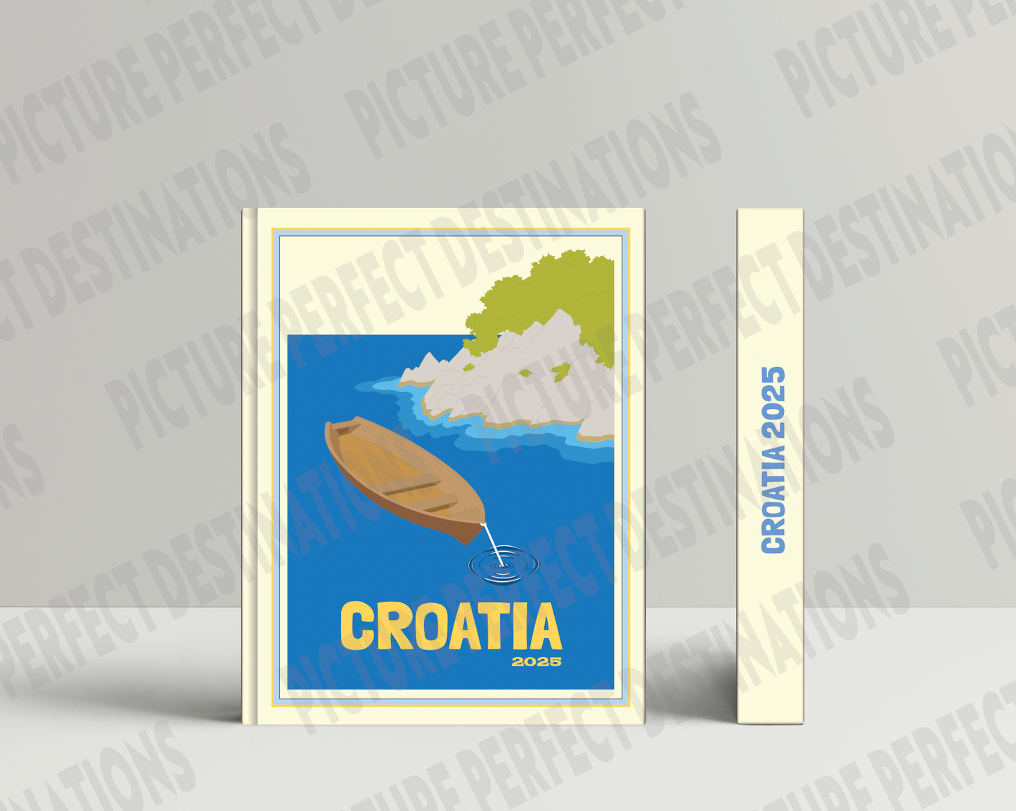 Croatia travel photo book cover/poster