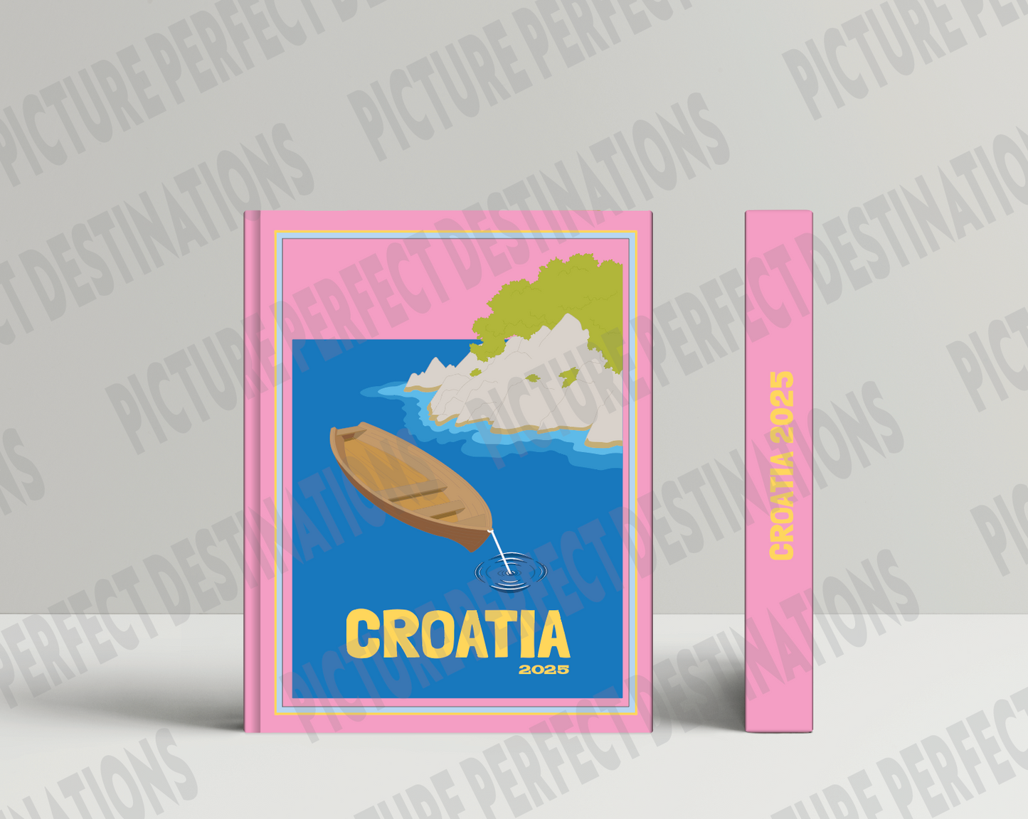 Croatia travel photo book cover/poster