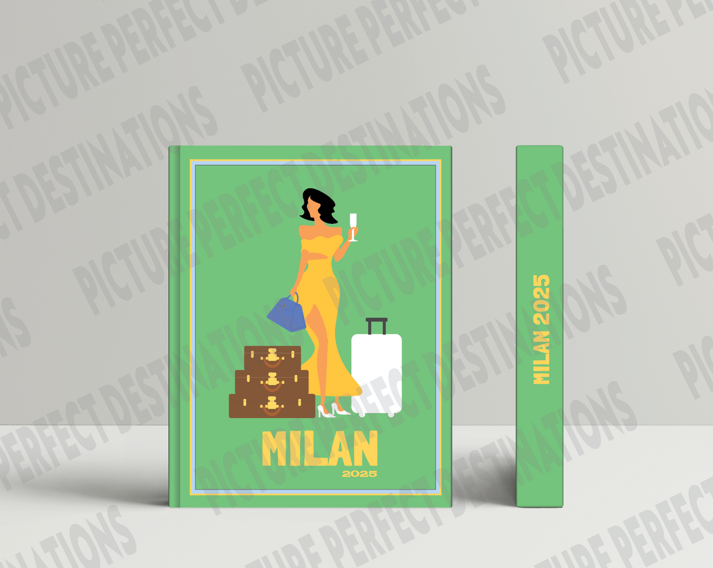 Milan travel photo book cover/poster