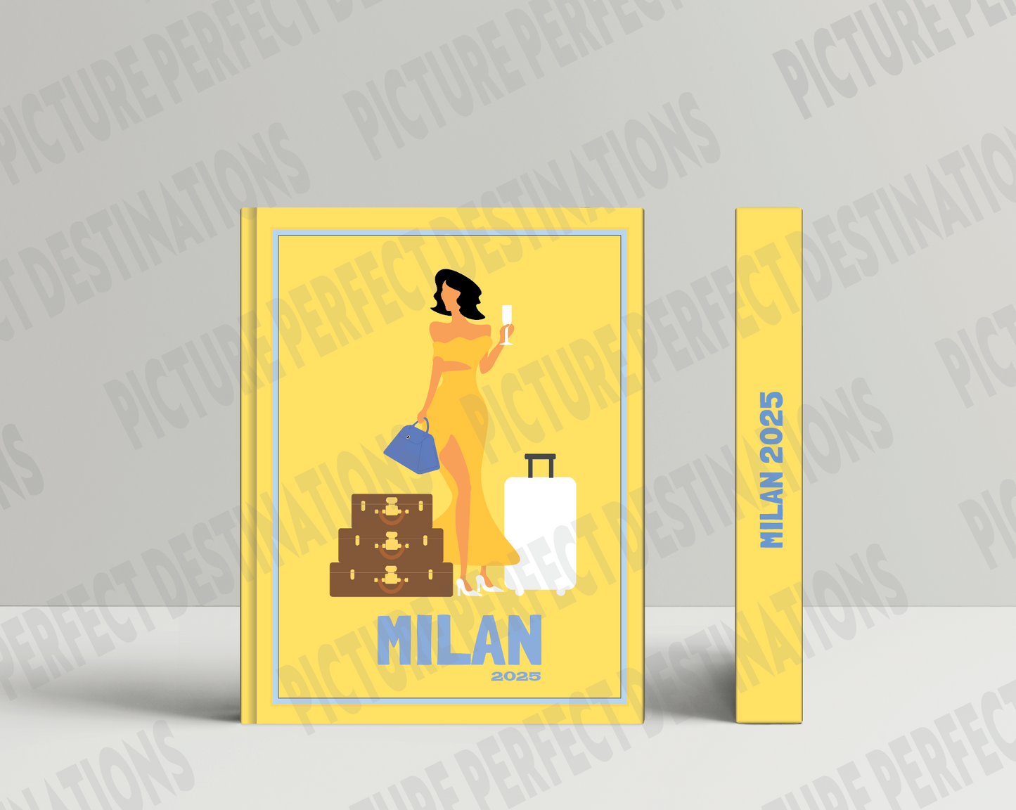 Milan travel photo book cover/poster