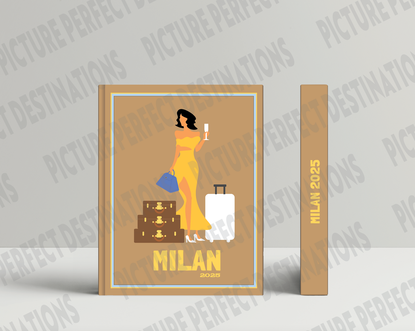 Milan travel photo book cover/poster