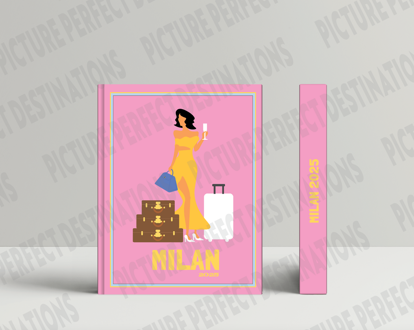 Milan travel photo book cover/poster