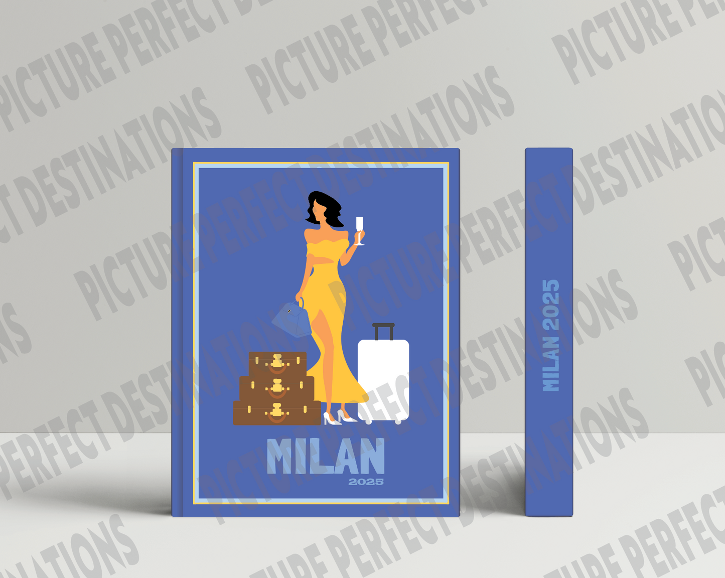 Milan travel photo book cover/poster