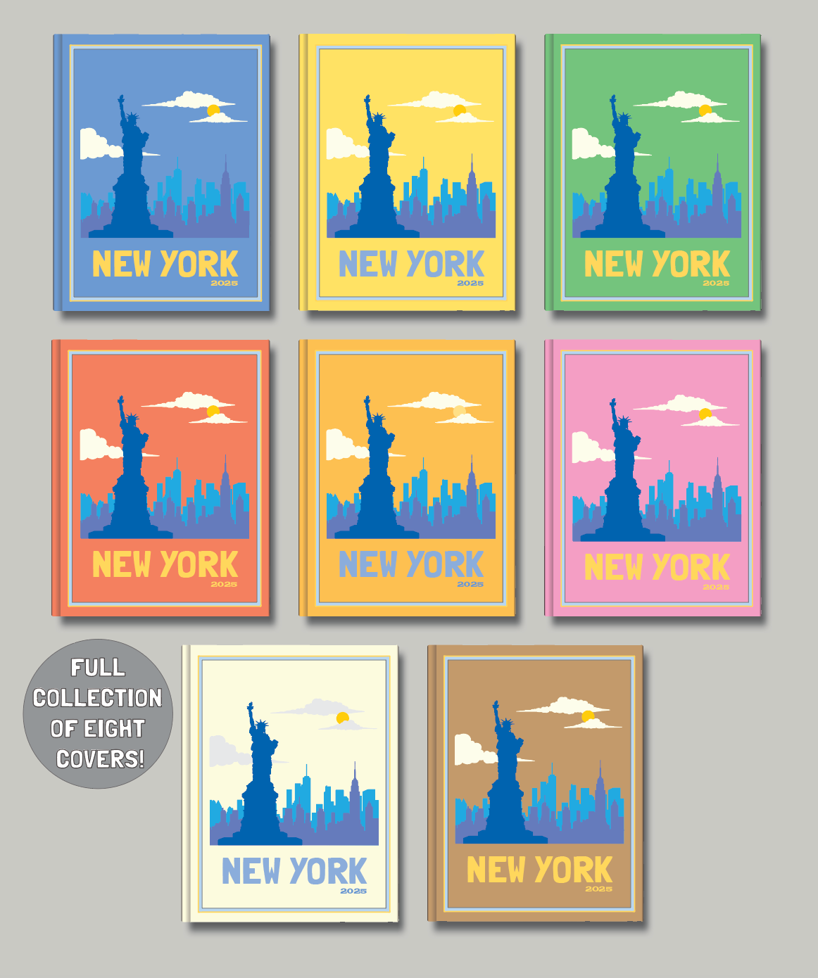 New York travel photo book cover/poster