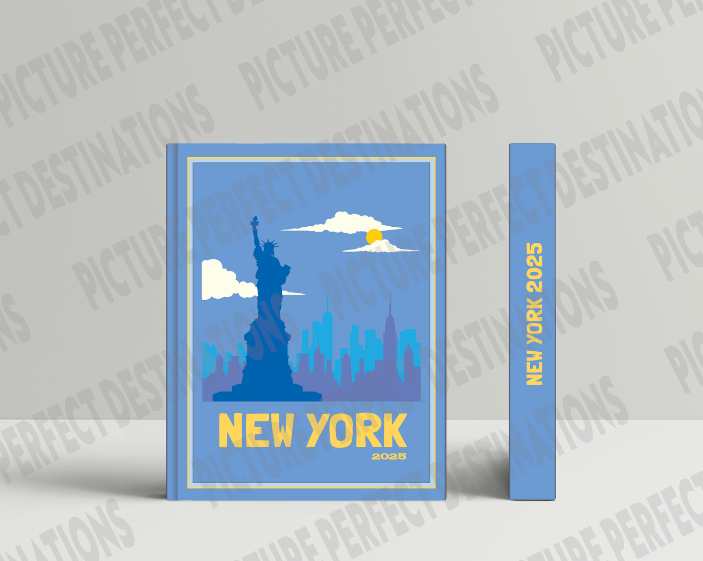 New York travel photo book cover/poster