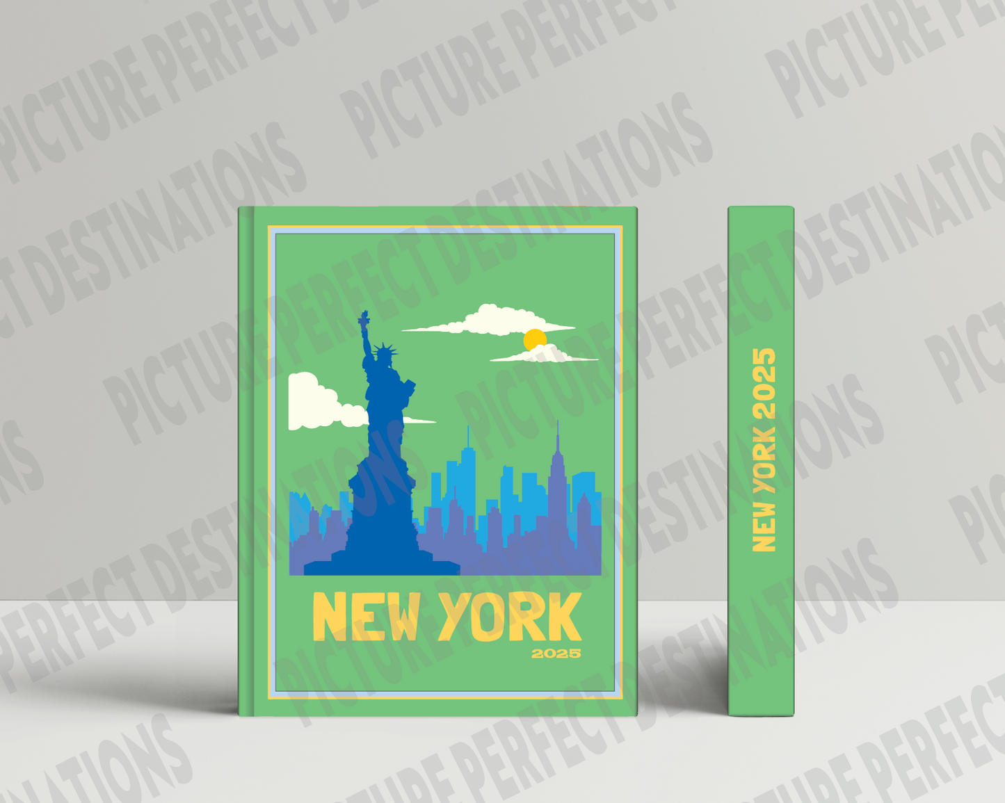 New York travel photo book cover/poster