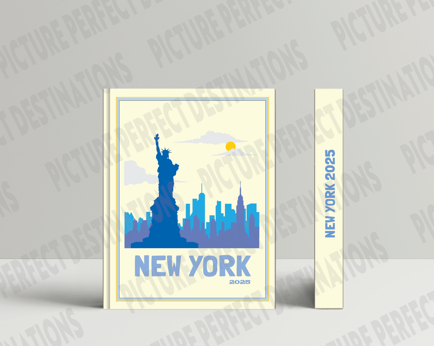 New York travel photo book cover/poster