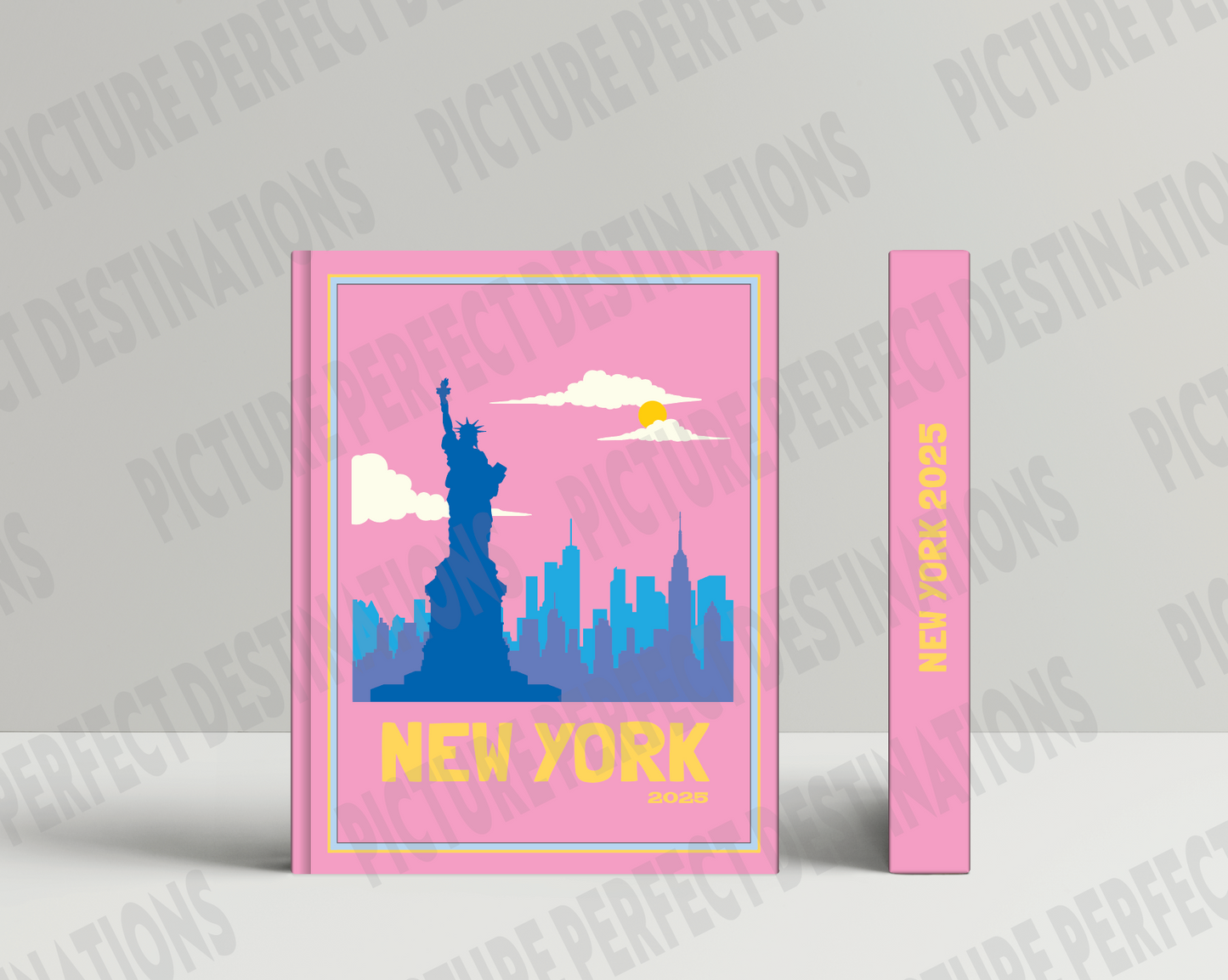 New York travel photo book cover/poster