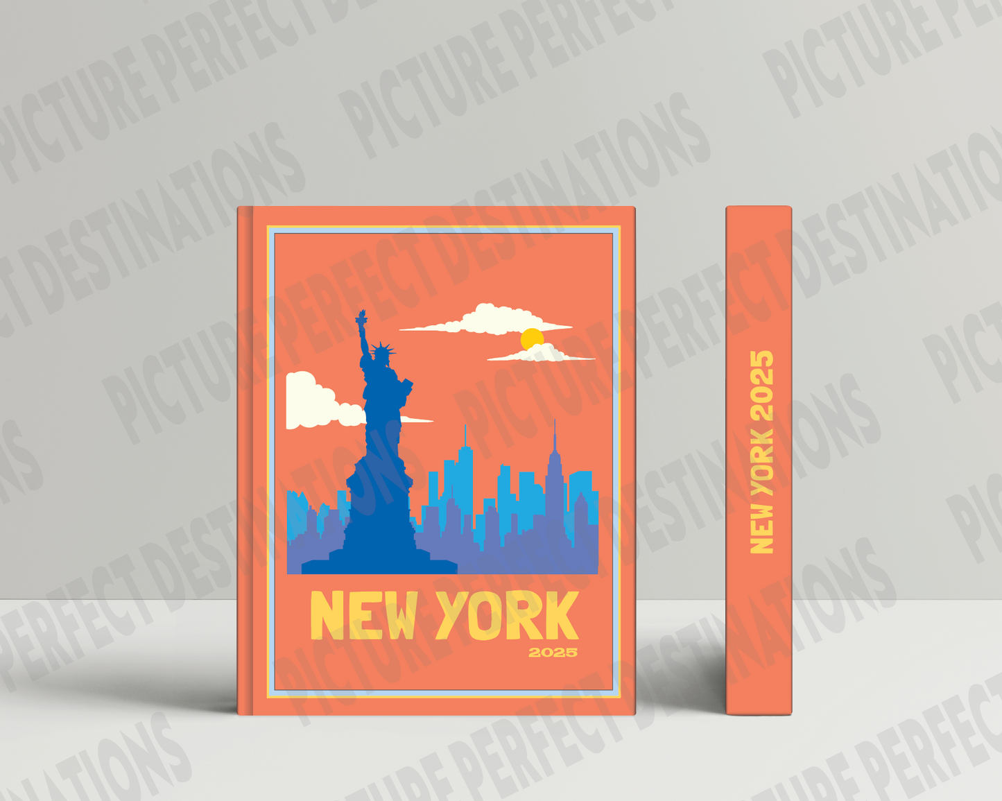 New York travel photo book cover/poster