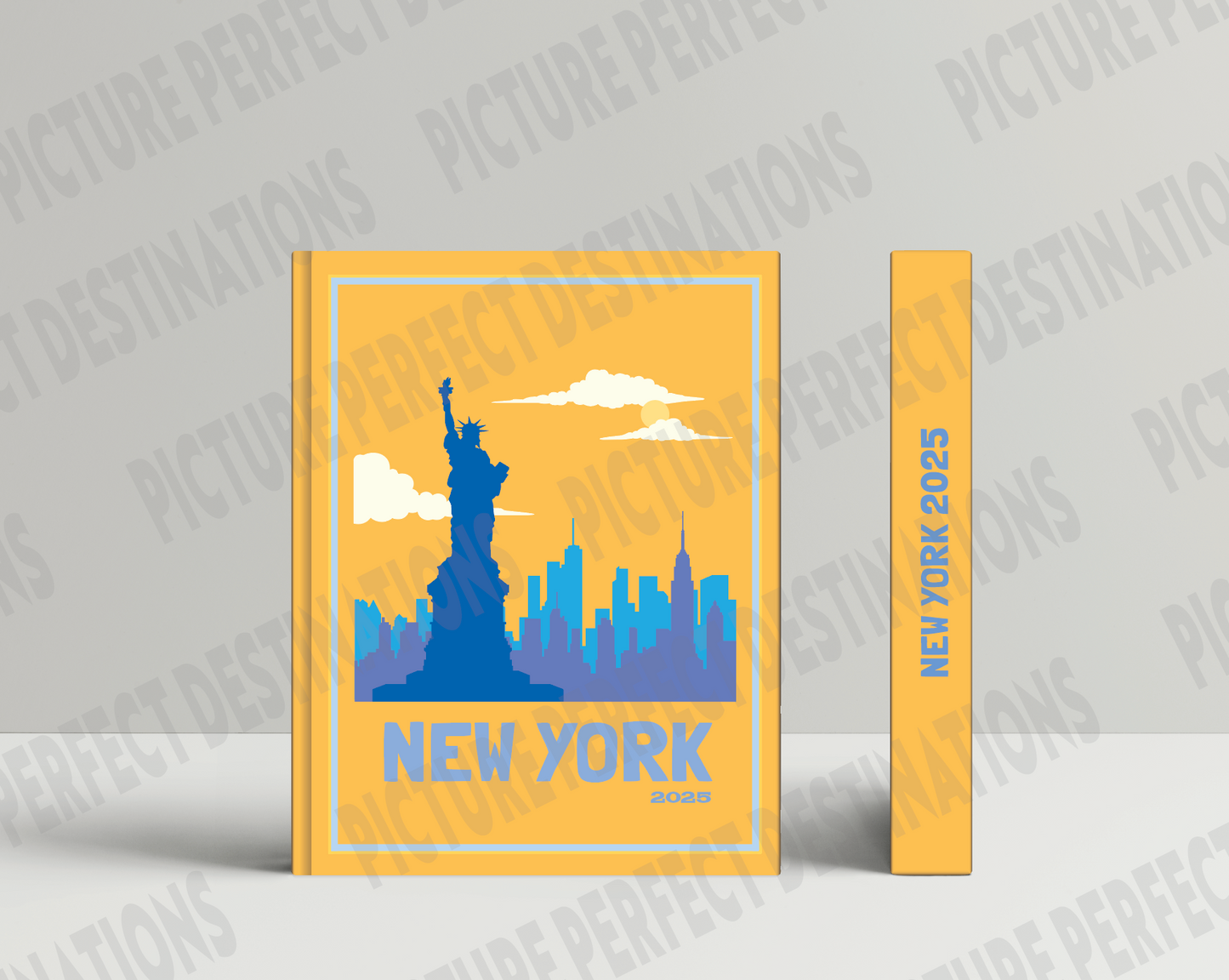 New York travel photo book cover/poster