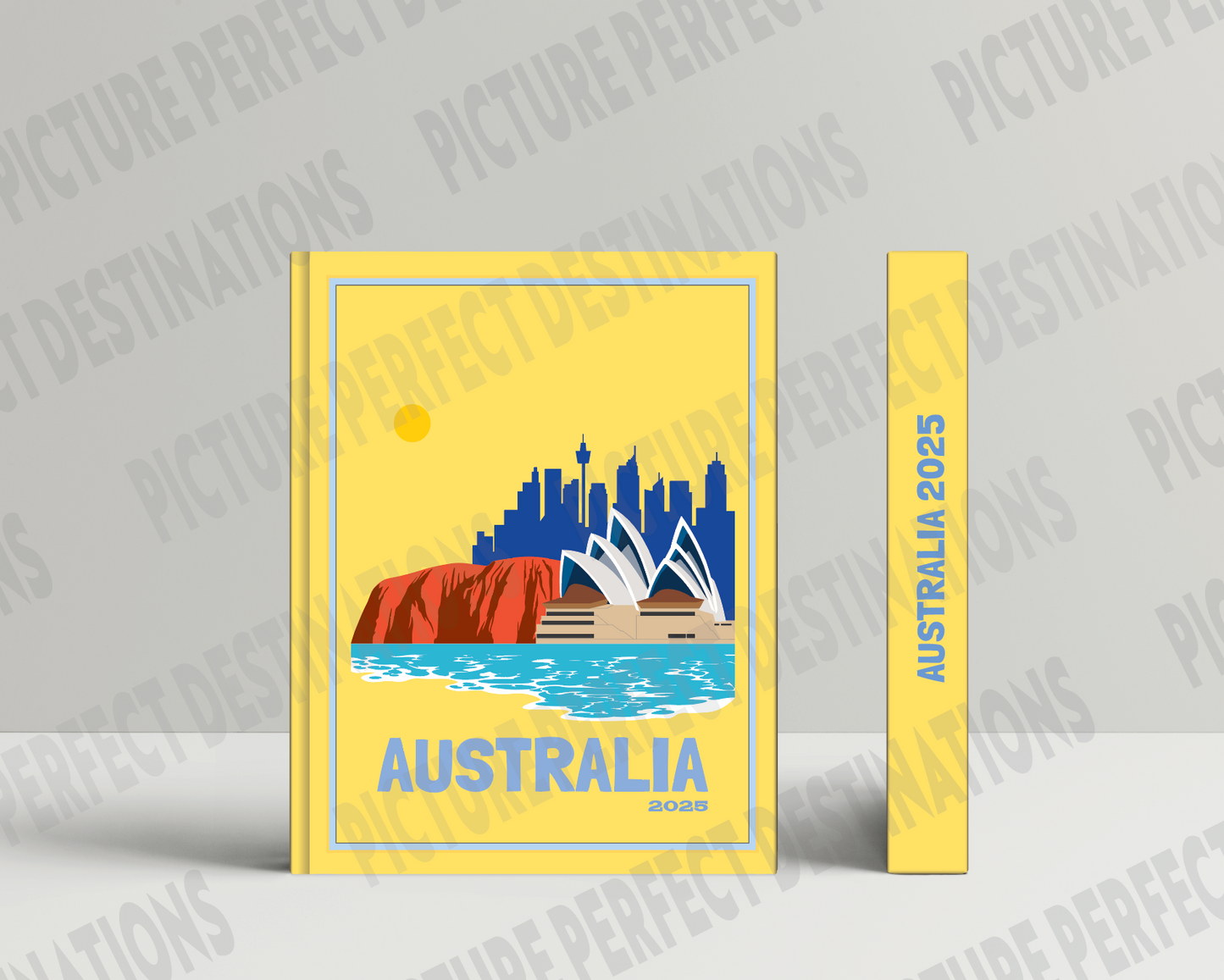 Australia travel photo book cover/poster