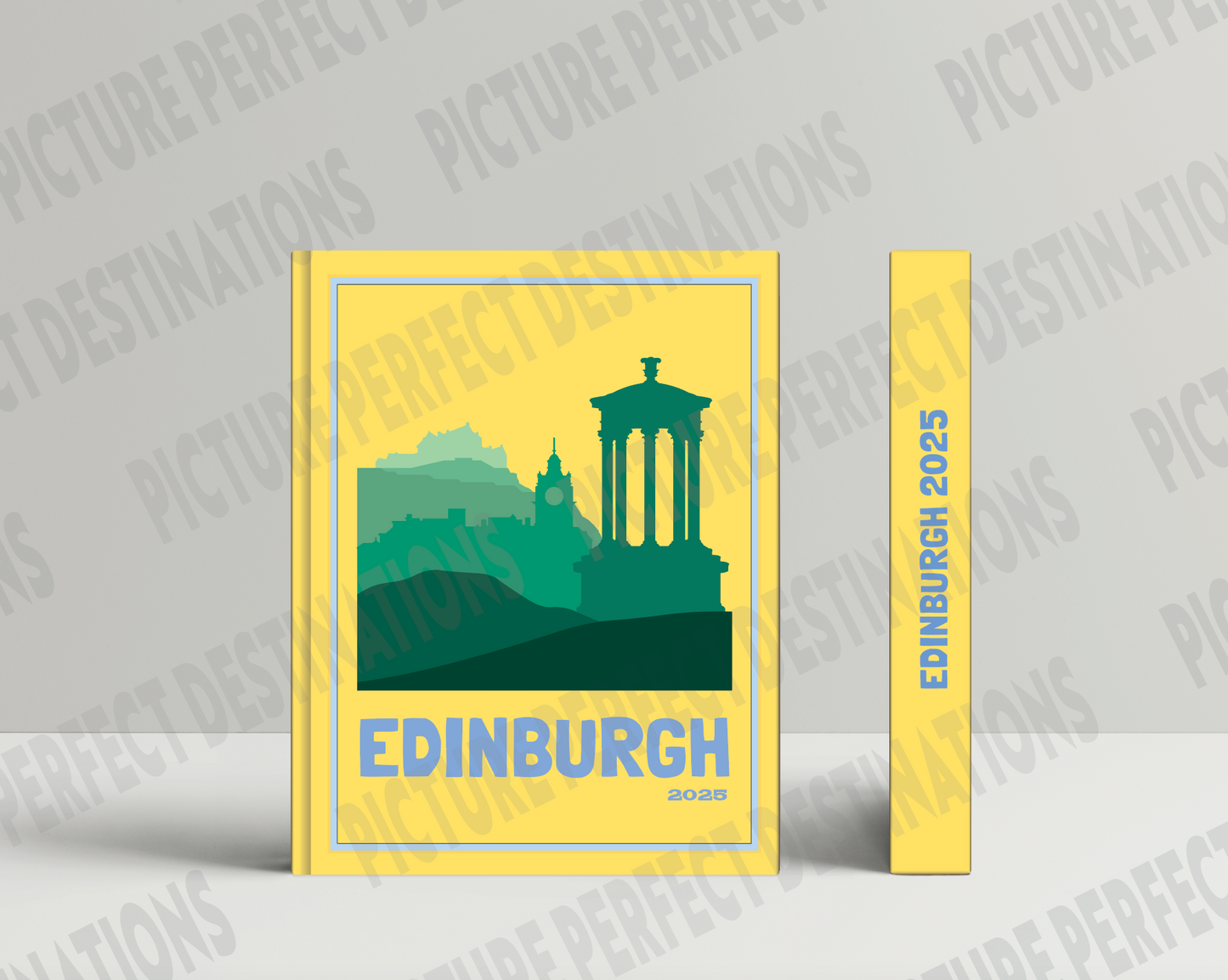 Edinburgh travel photo book cover/poster