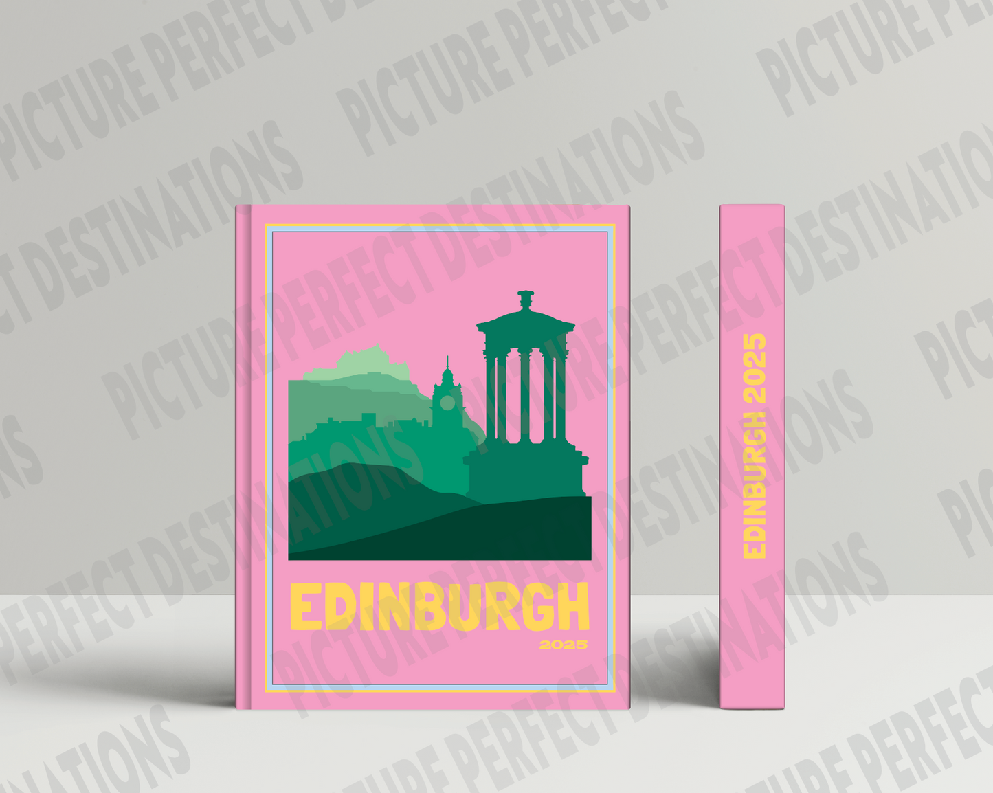 Edinburgh travel photo book cover/poster