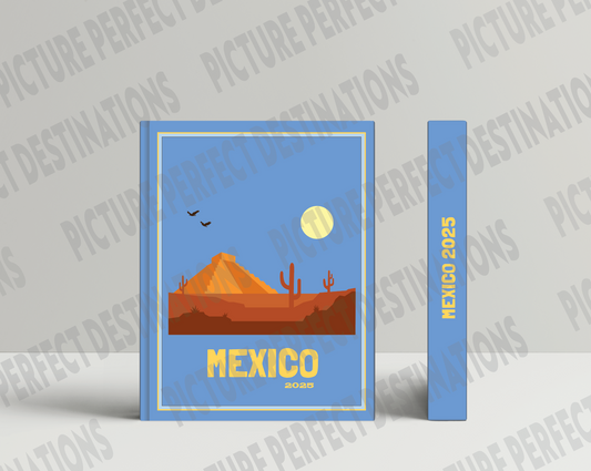 Mexico travel photo book cover/poster