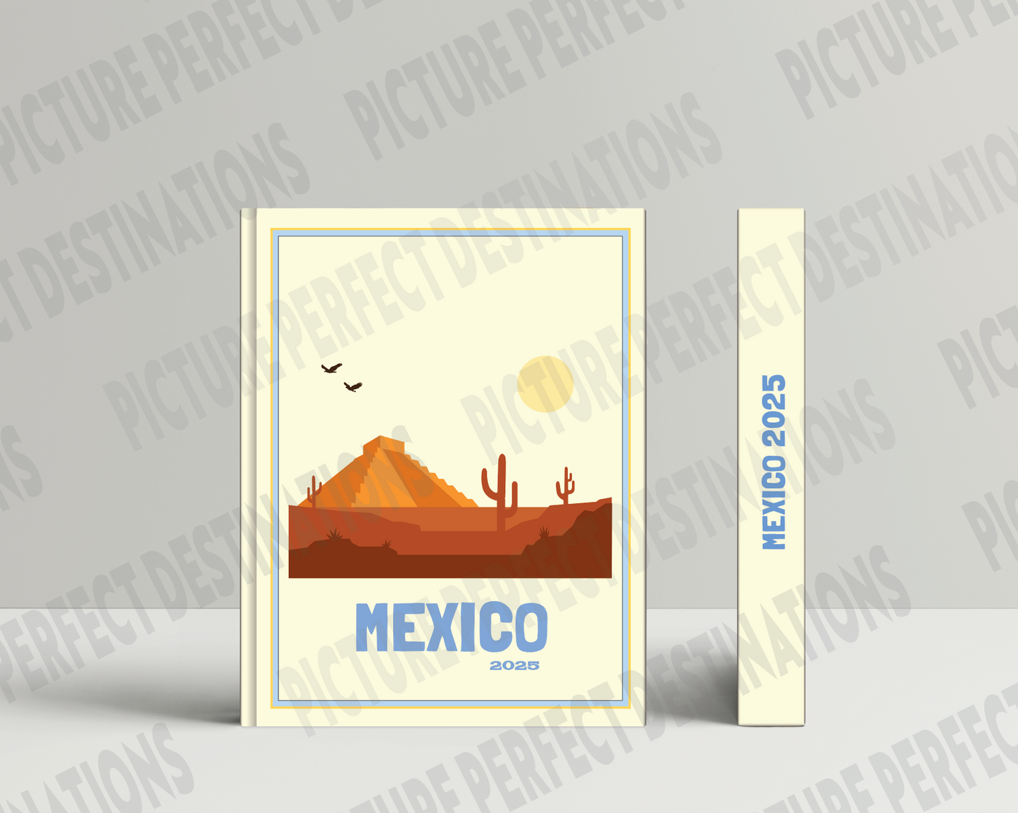 Mexico travel photo book cover/poster