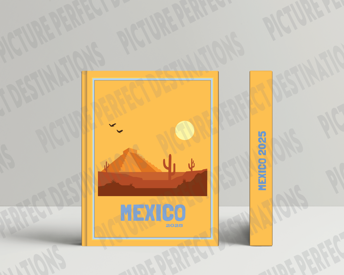 Mexico travel photo book cover/poster