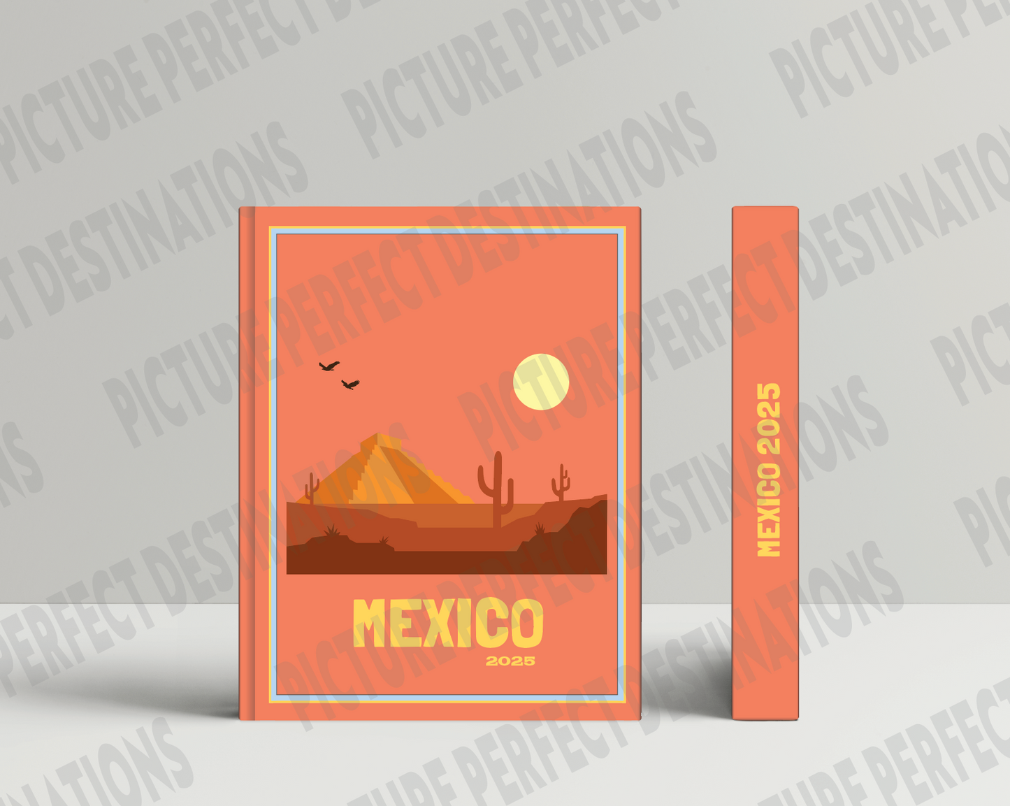 Mexico travel photo book cover/poster