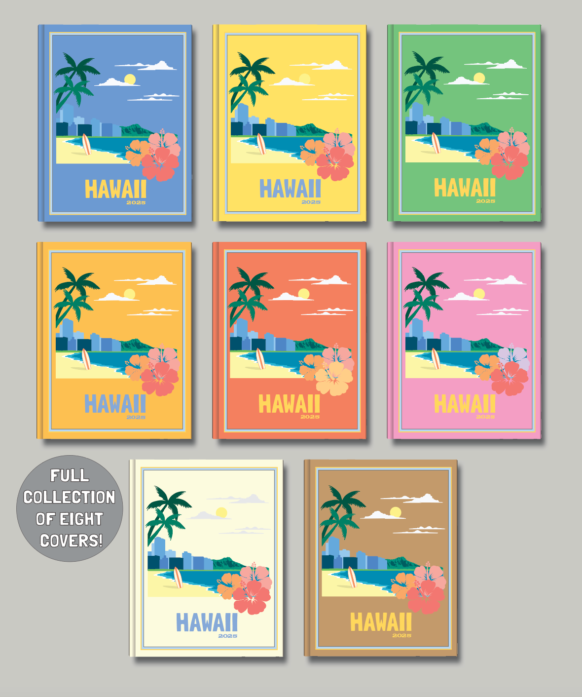 Hawaii travel photo book cover/poster