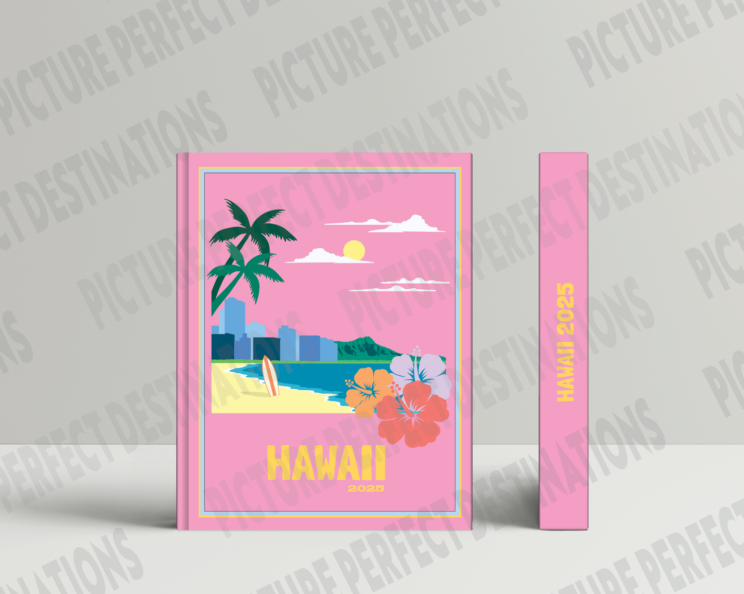 Hawaii travel photo book cover/poster