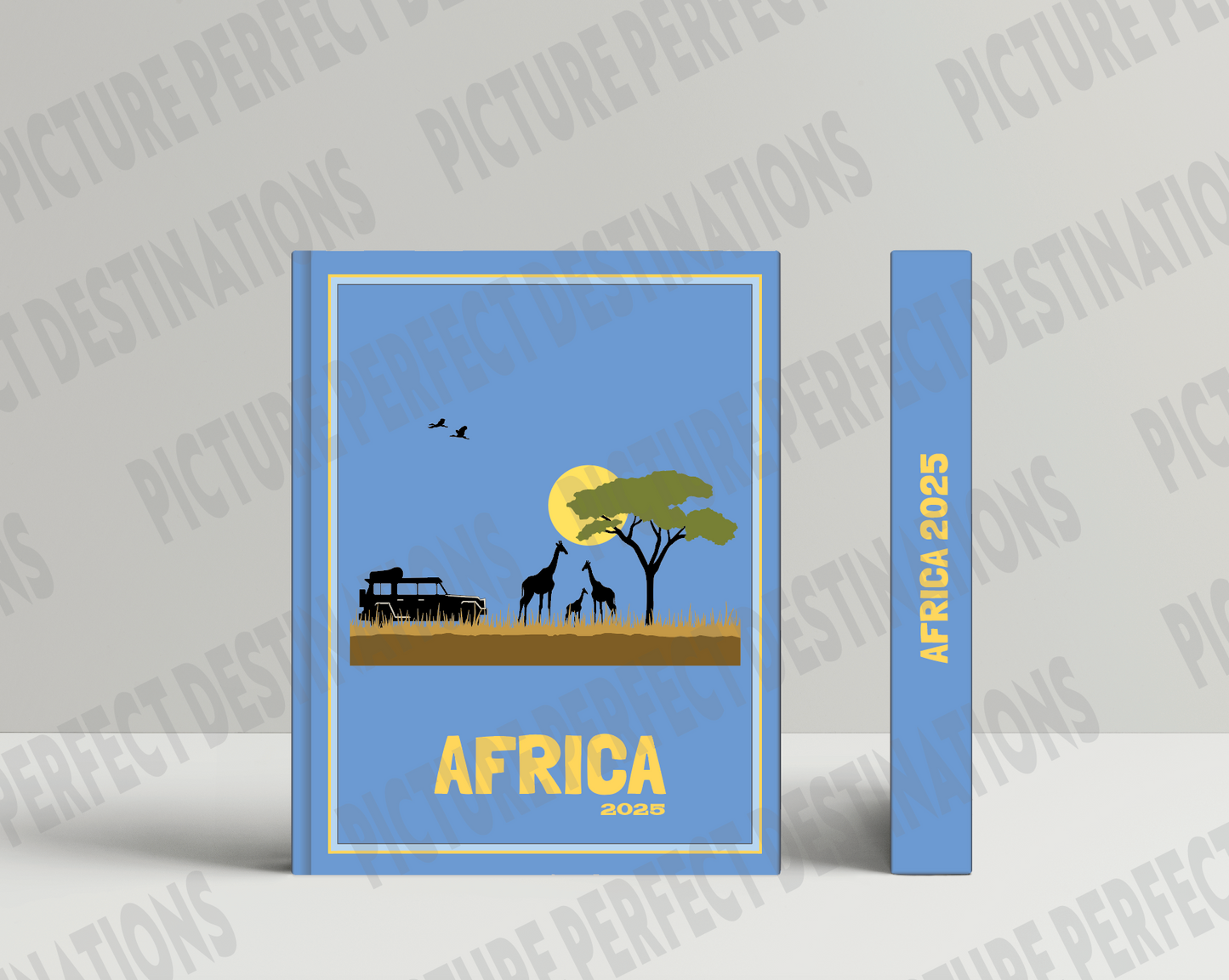 Africa travel photo book cover/poster