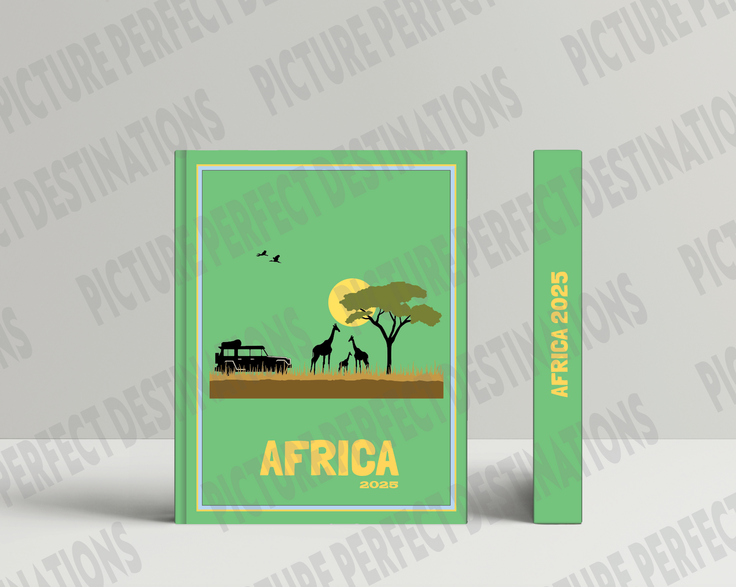 Africa travel photo book cover/poster