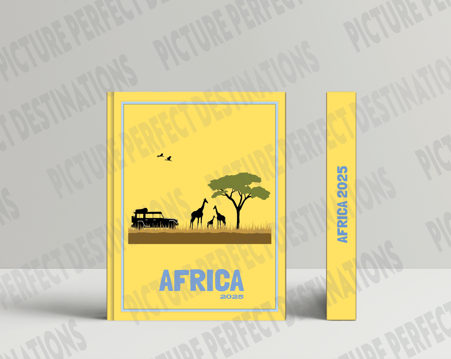 Africa travel photo book cover/poster