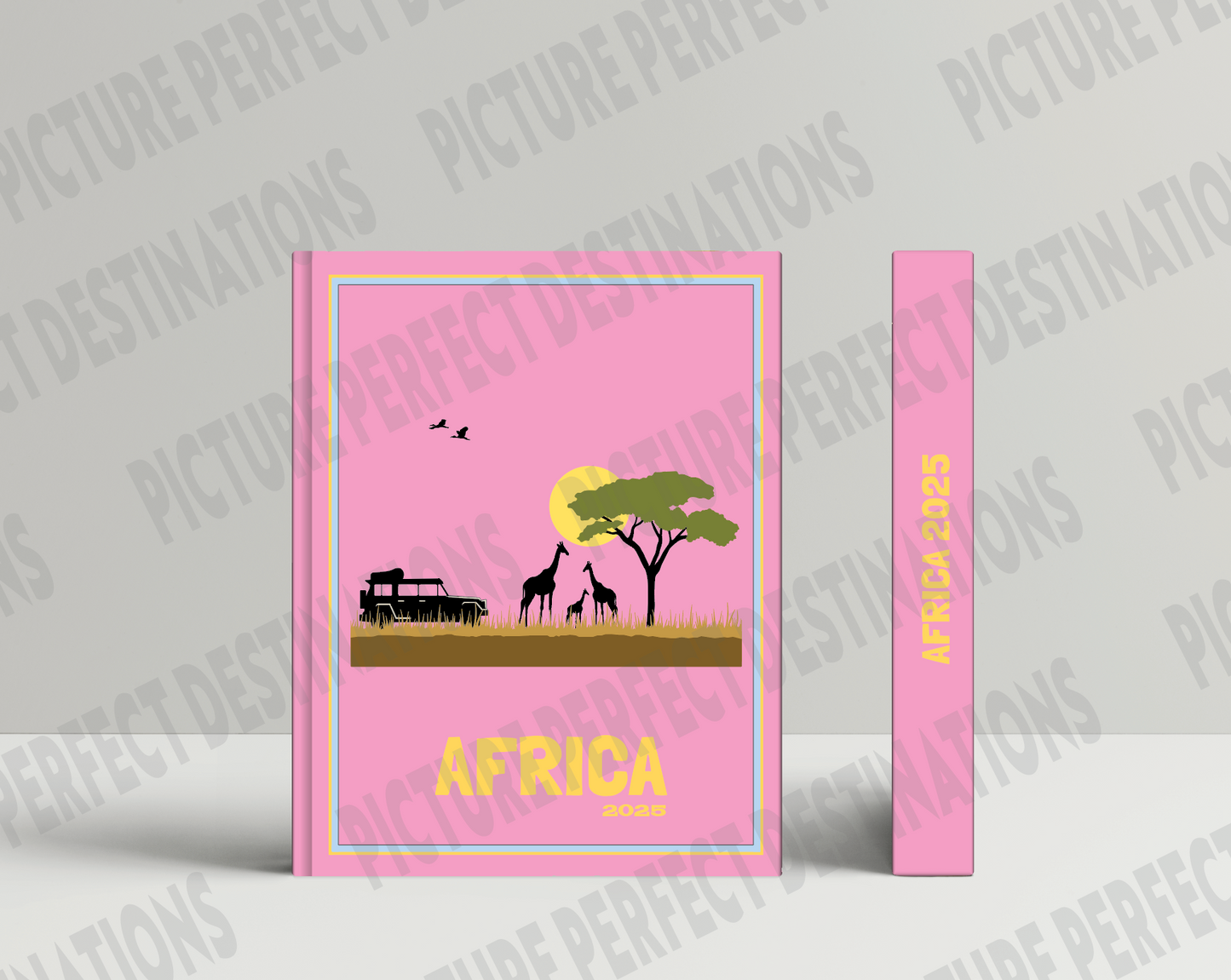 Africa travel photo book cover/poster