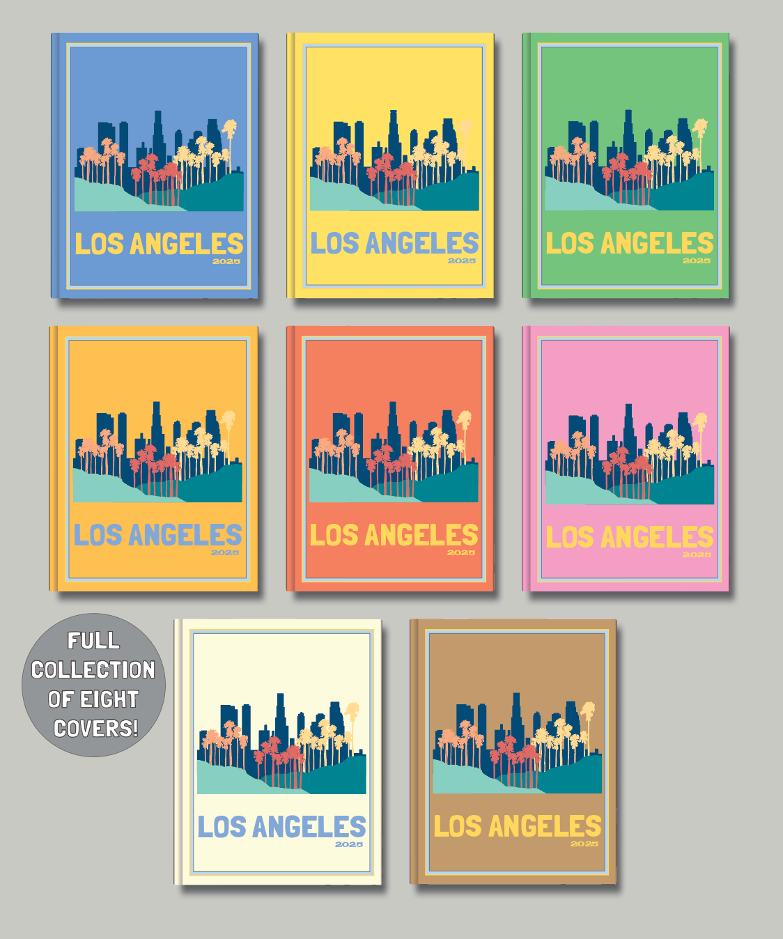 Los Angeles travel photo book cover/poster