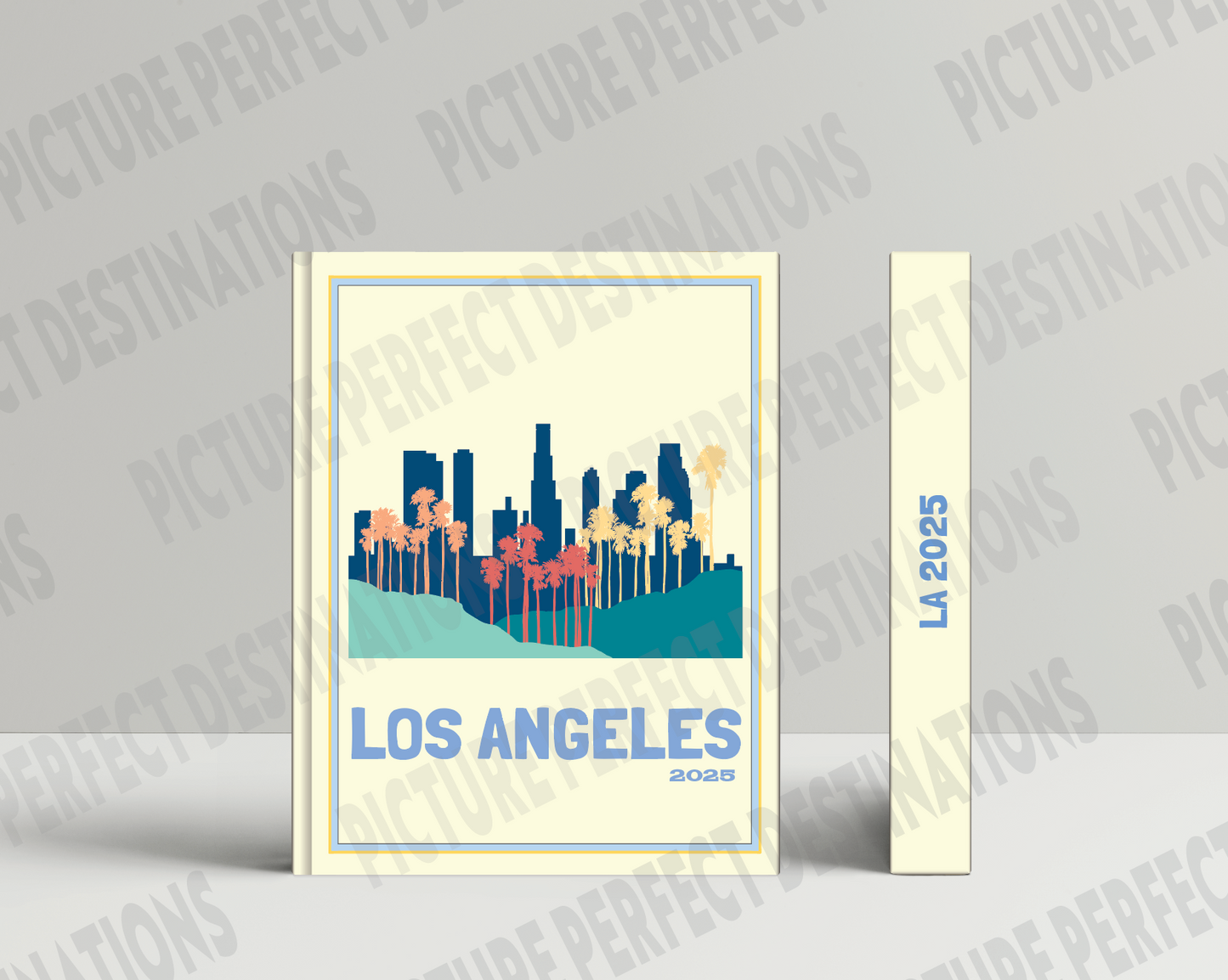 Los Angeles travel photo book cover/poster