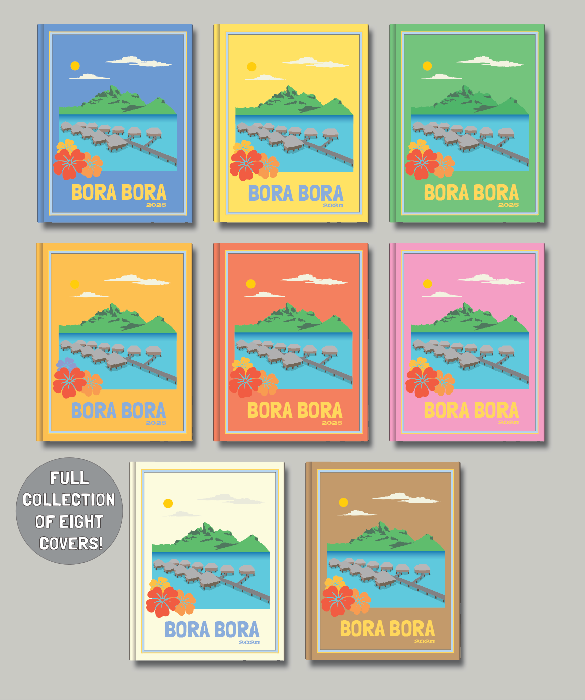 Bora Bora travel photo book cover/poster