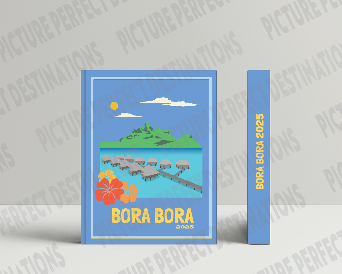 Bora Bora travel photo book cover/poster