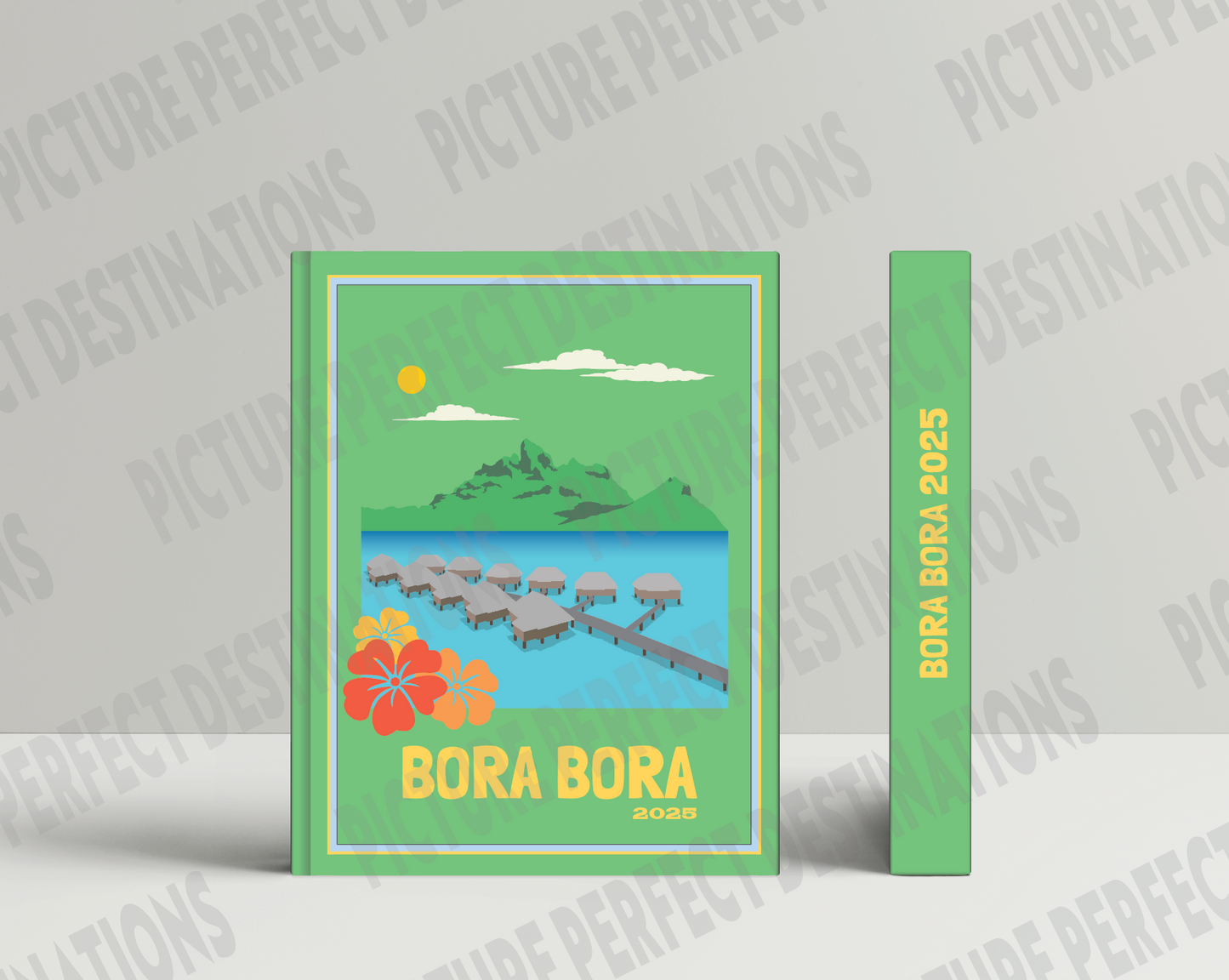 Bora Bora travel photo book cover/poster