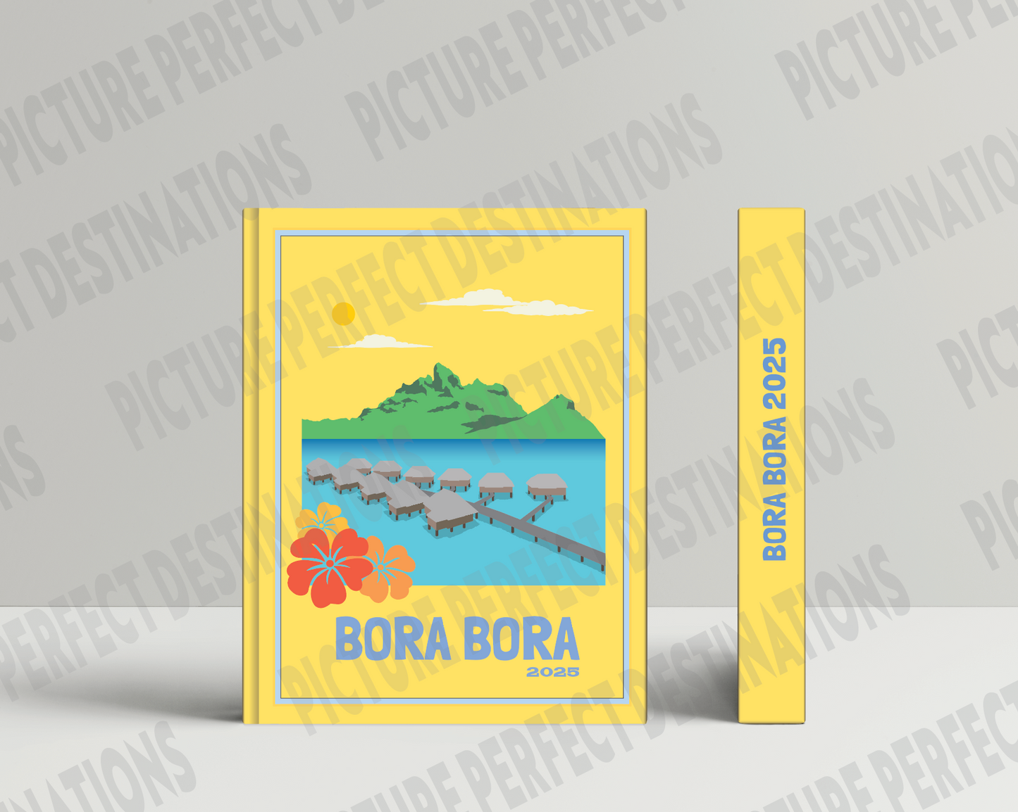 Bora Bora travel photo book cover/poster