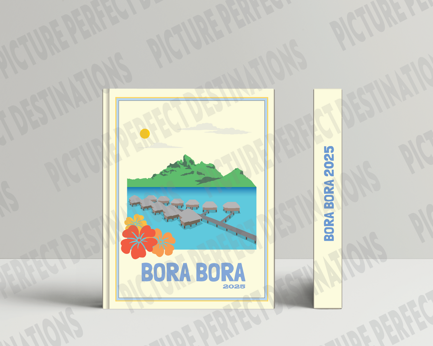 Bora Bora travel photo book cover/poster