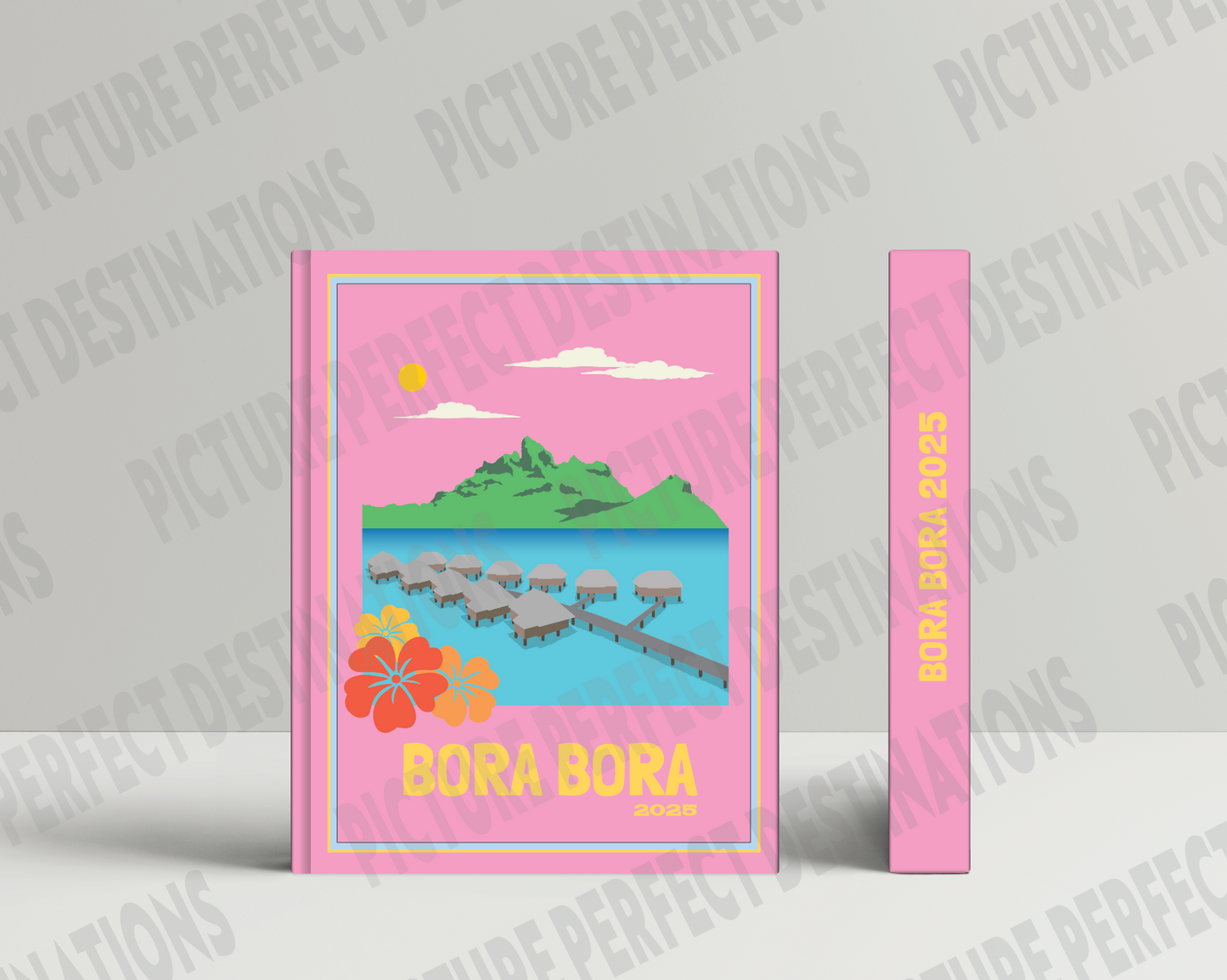 Bora Bora travel photo book cover/poster