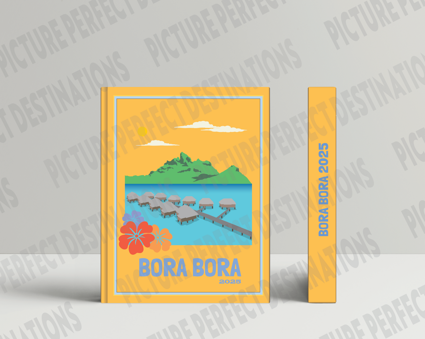 Bora Bora travel photo book cover/poster