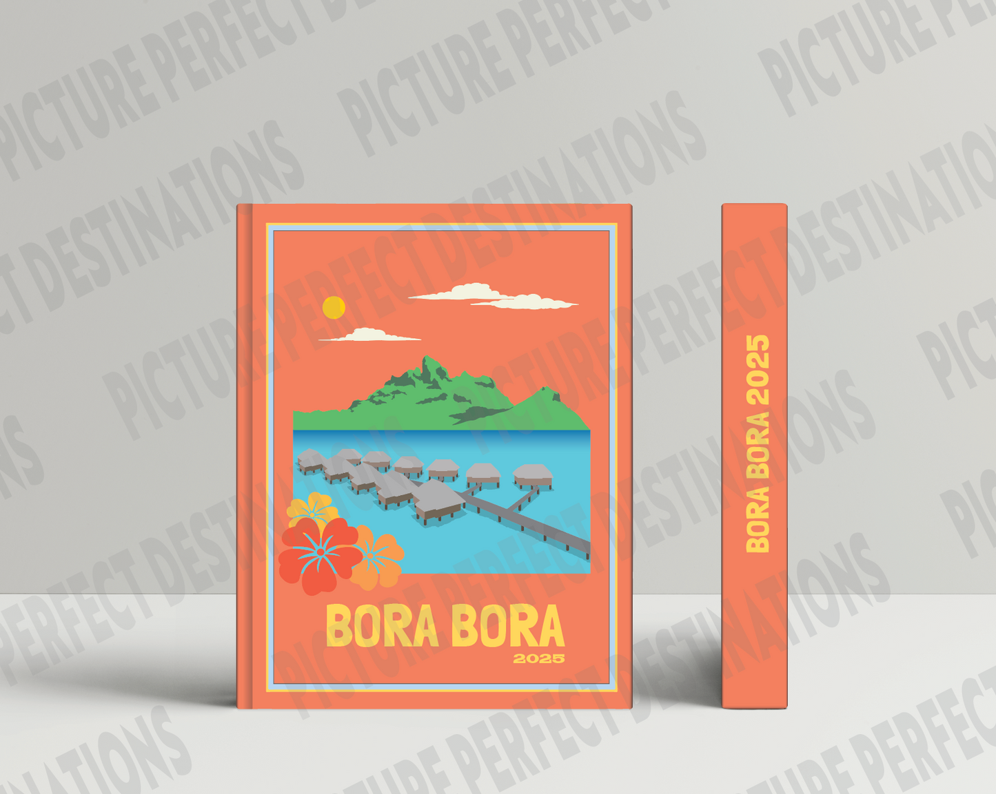 Bora Bora travel photo book cover/poster