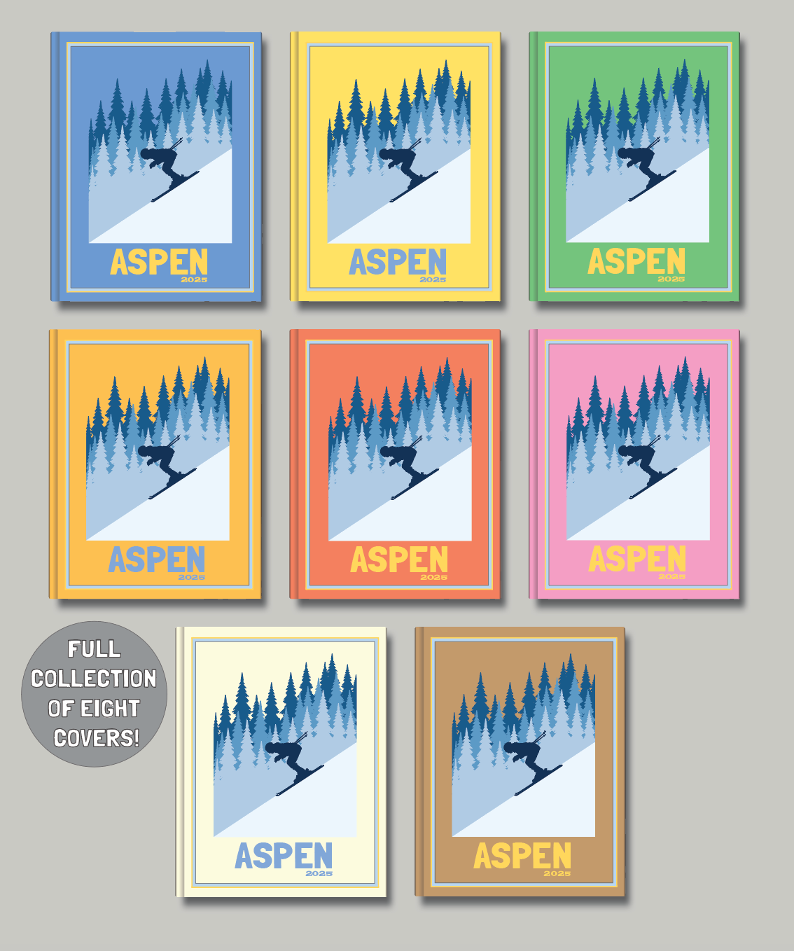 Aspen travel photo book cover/poster