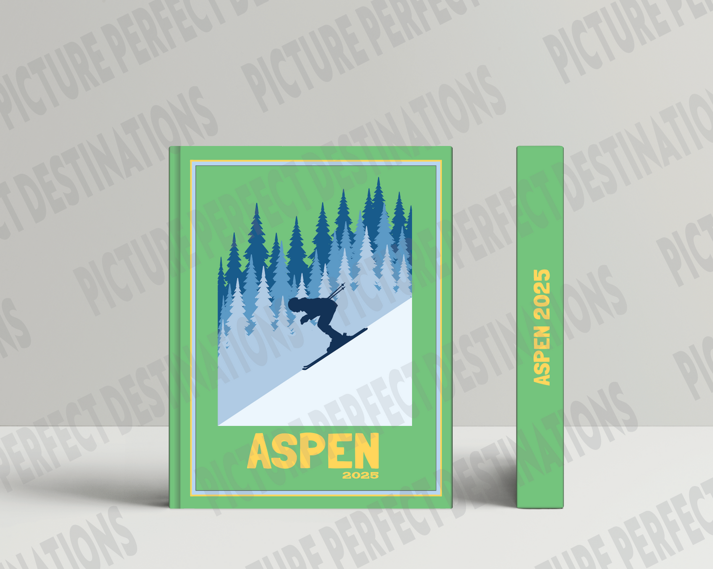 Aspen travel photo book cover/poster