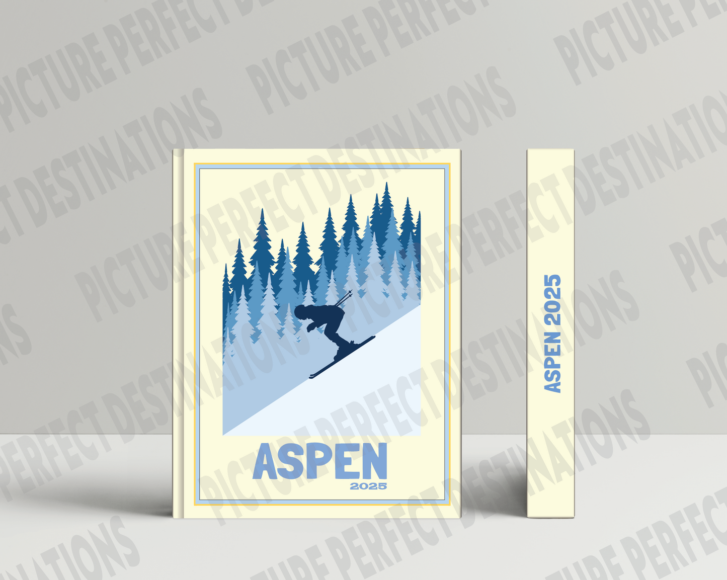 Aspen travel photo book cover/poster